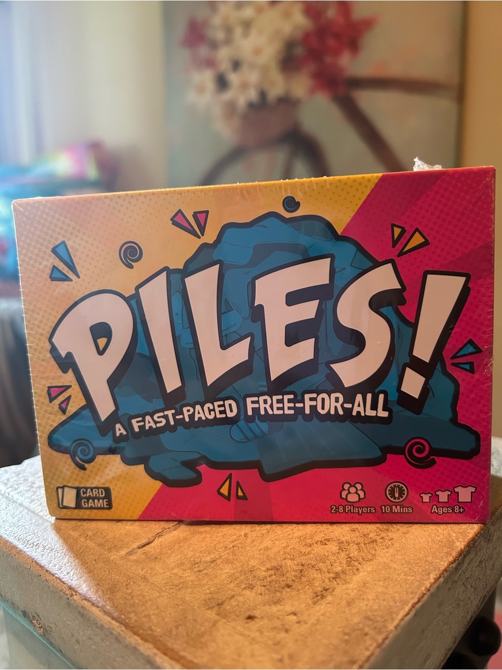 Fast-Paced Card Game - Blue & Pink